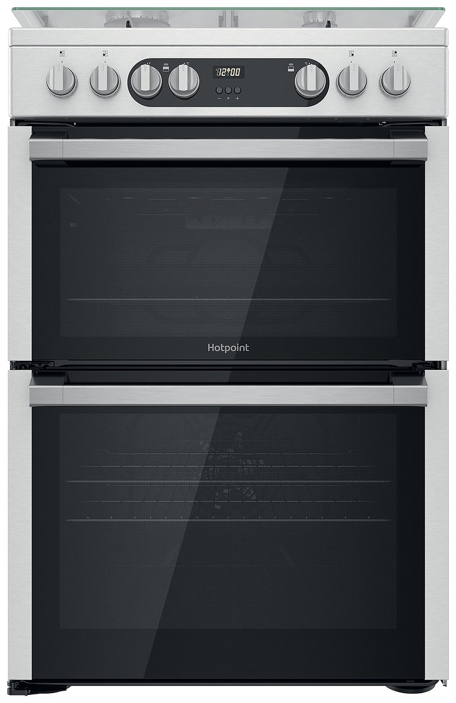 Hotpoint HDM67G9C2CX/U 60cm Dual Fuel Cooker - S/Steel