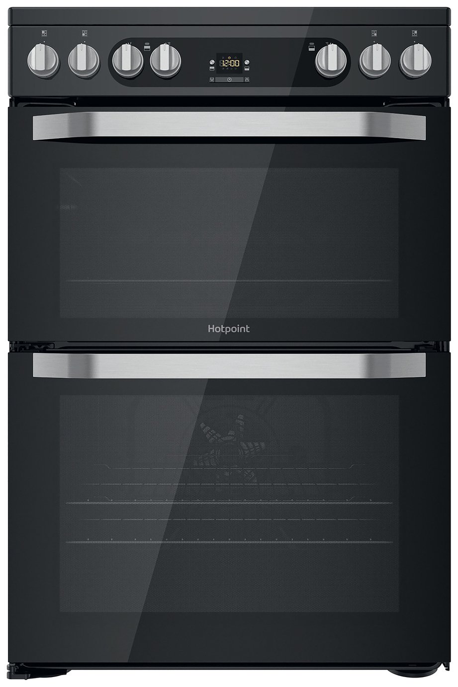 Hotpoint HDM67V9HCB/U 60cm Double Oven Electric Cooker