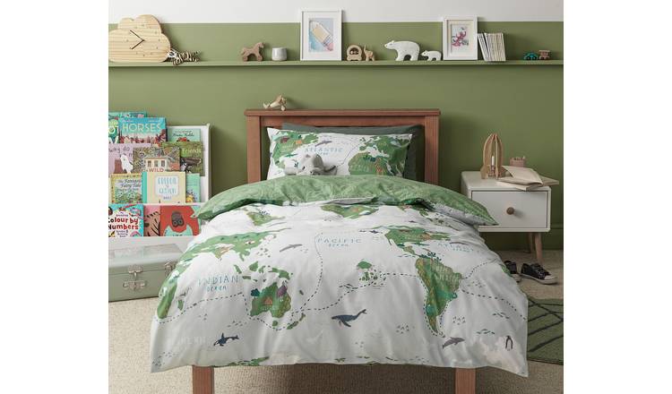 Green kids bedding sale