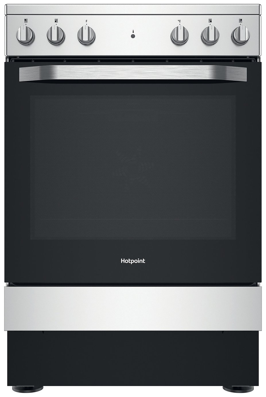 Hotpoint HS67V5KHX 60cm Single Oven Electric Cooker - Silver