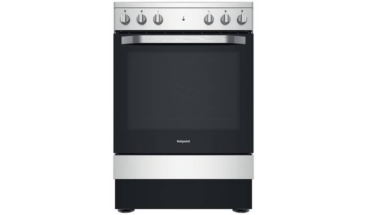 Hotpoint HS67V5KHX 60cm Single Oven Electric Cooker - Silver