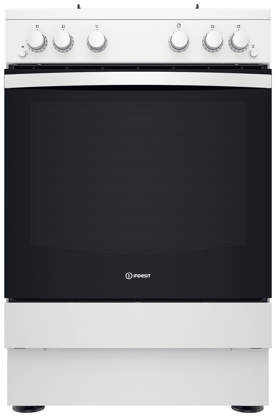 Indesit IS67G1PMW/UK 60cm Single Oven Gas Cooker - White