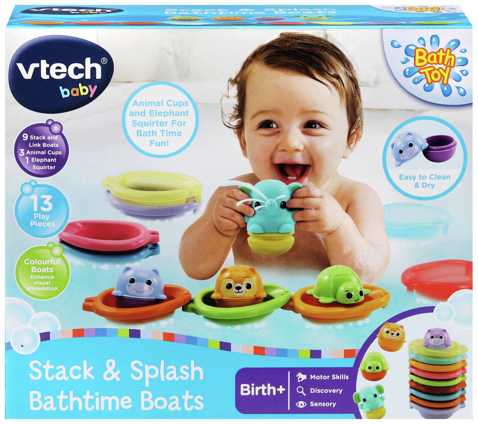 Vtech Stack & Splash Bathtime Boats