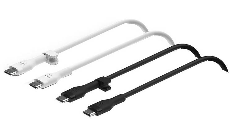 Belkin USB-C Twin Pack 1m Cables - Black and White