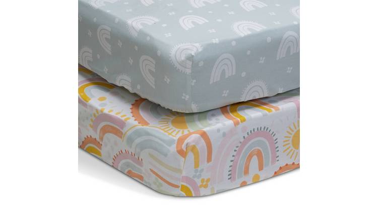 Cot bed fitted sheets argos hotsell