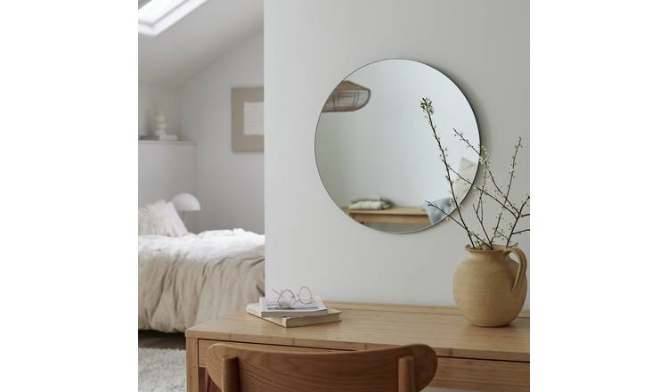 Buy Habitat Frameless Irregular Wall Mirror - 50x120cm | null | Argos