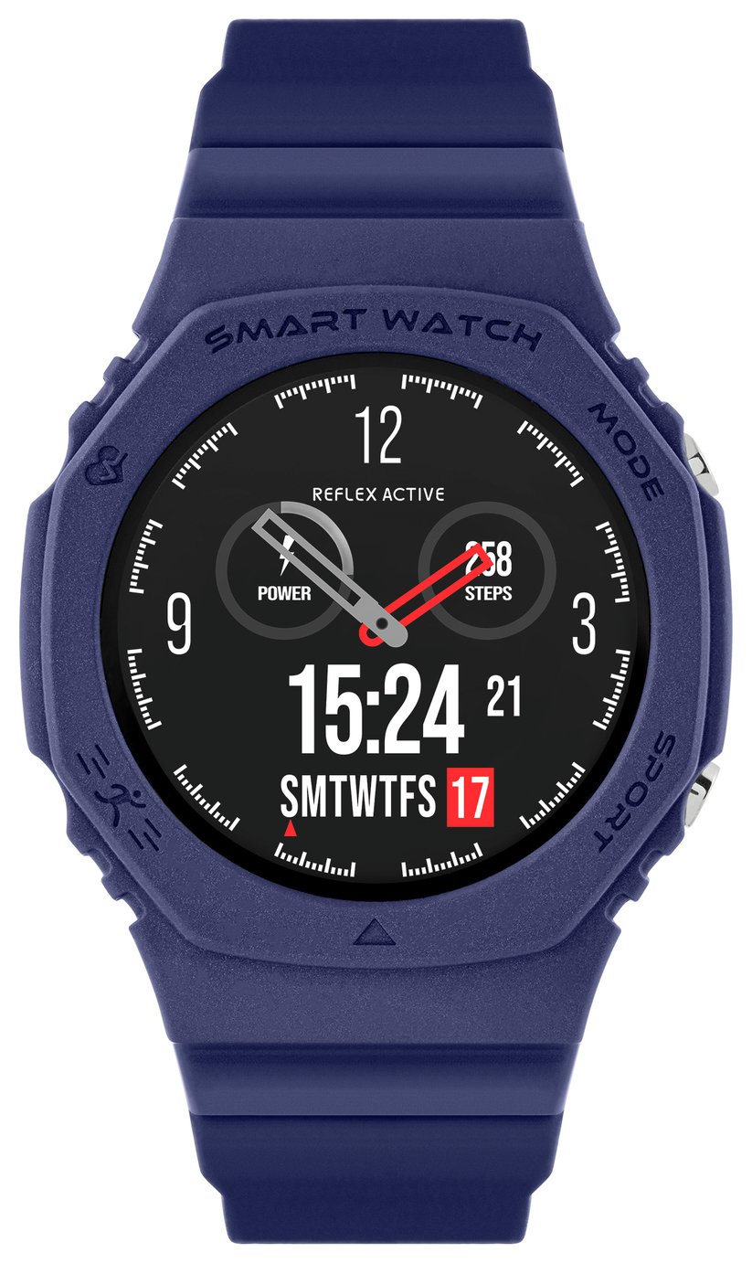 Reflex Active Series 26 Blue Sports Smart Watch
