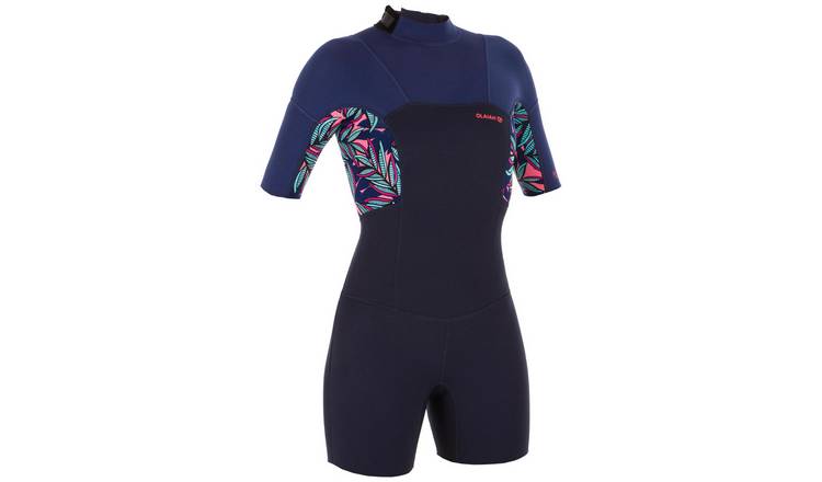 Decathlon 500 Womens Short-Sleeved Neoprene Shorty-1.5mm, XL