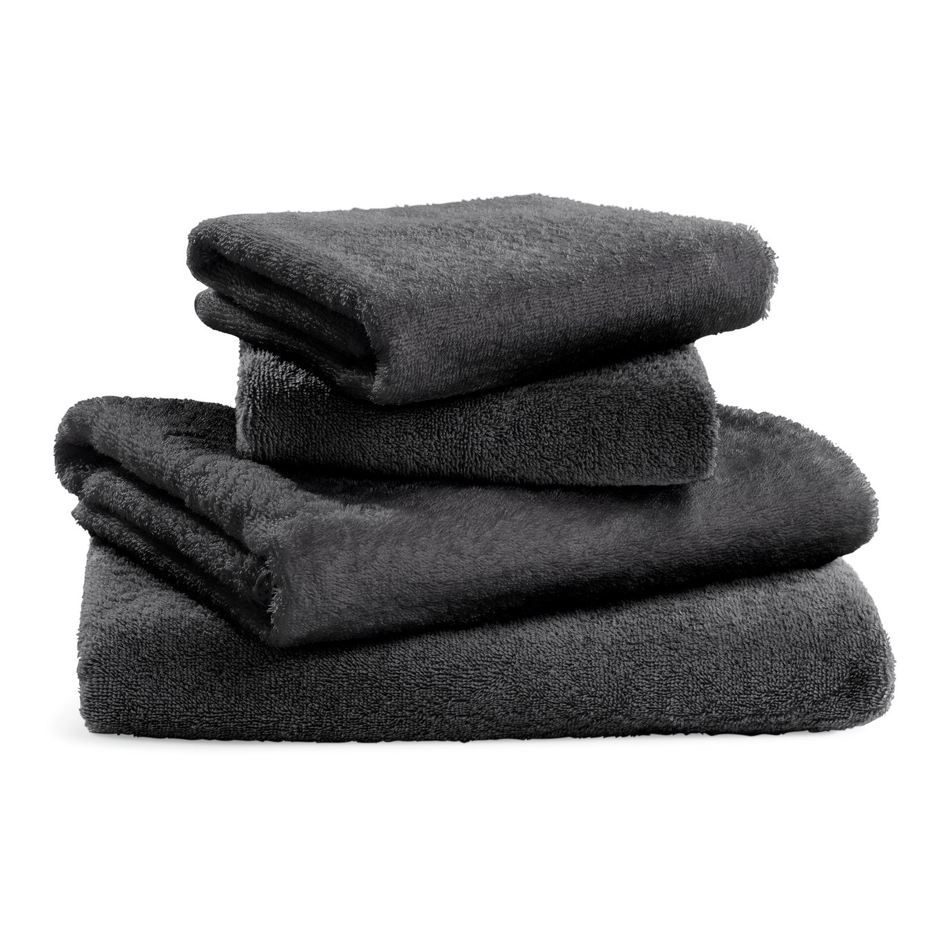 Habitat Hygro Anti Microbial 4 Piece Towel Bale - Grey