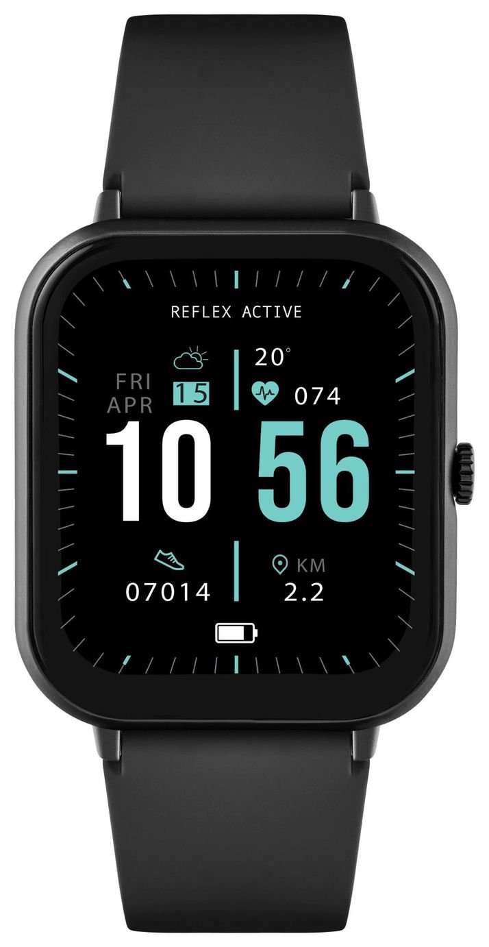 Reflex Active Black Smart  Watch