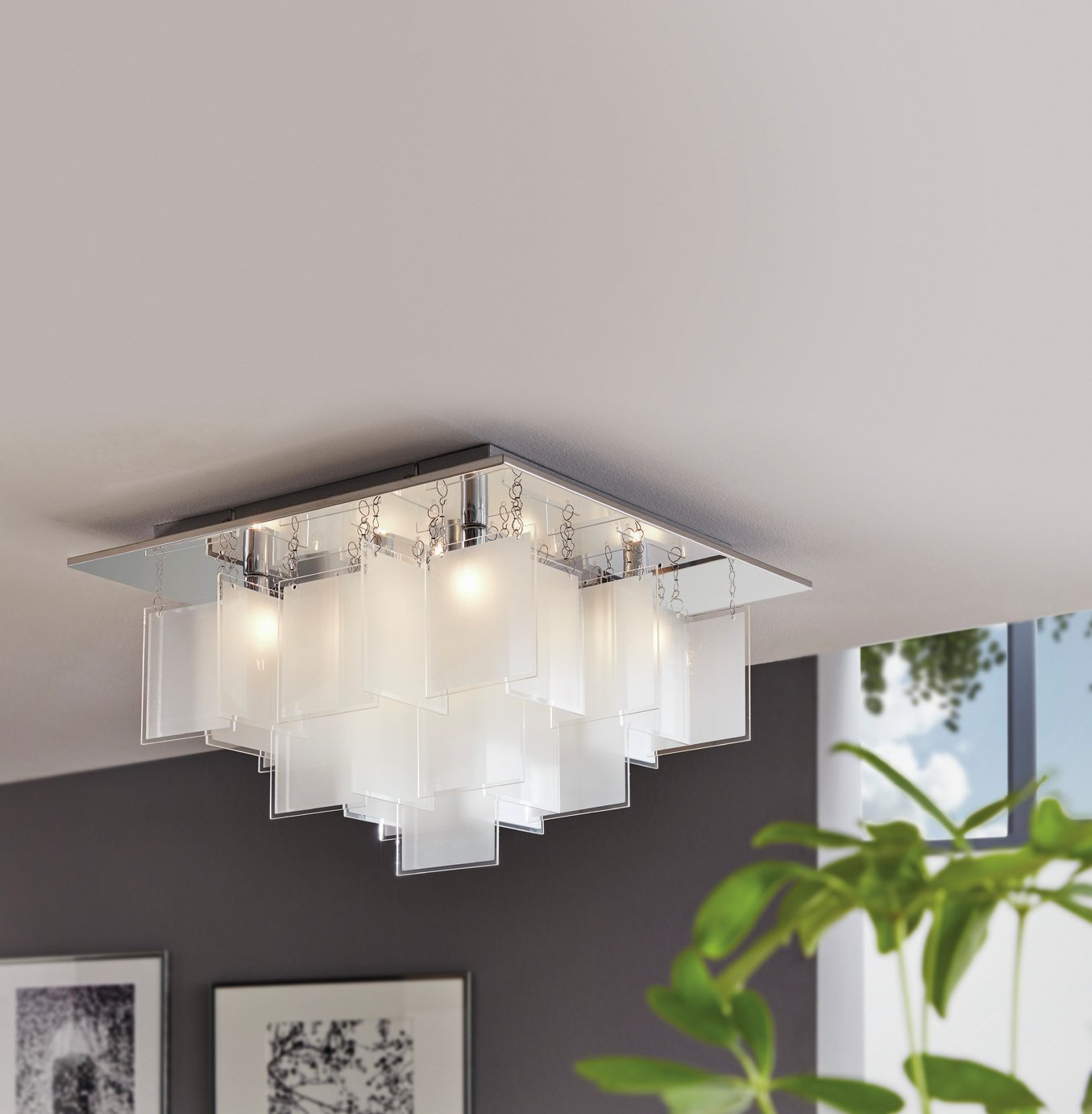 Eglo Condrada Ceiling Light - Chrome