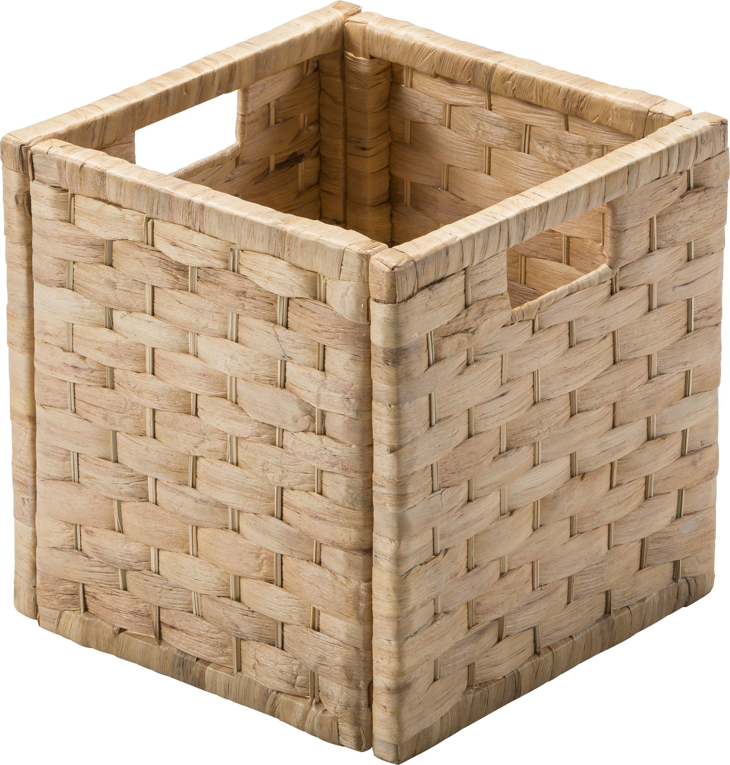 Argos Home Water Hyacinth Cubed Storage Basket - Small Weave