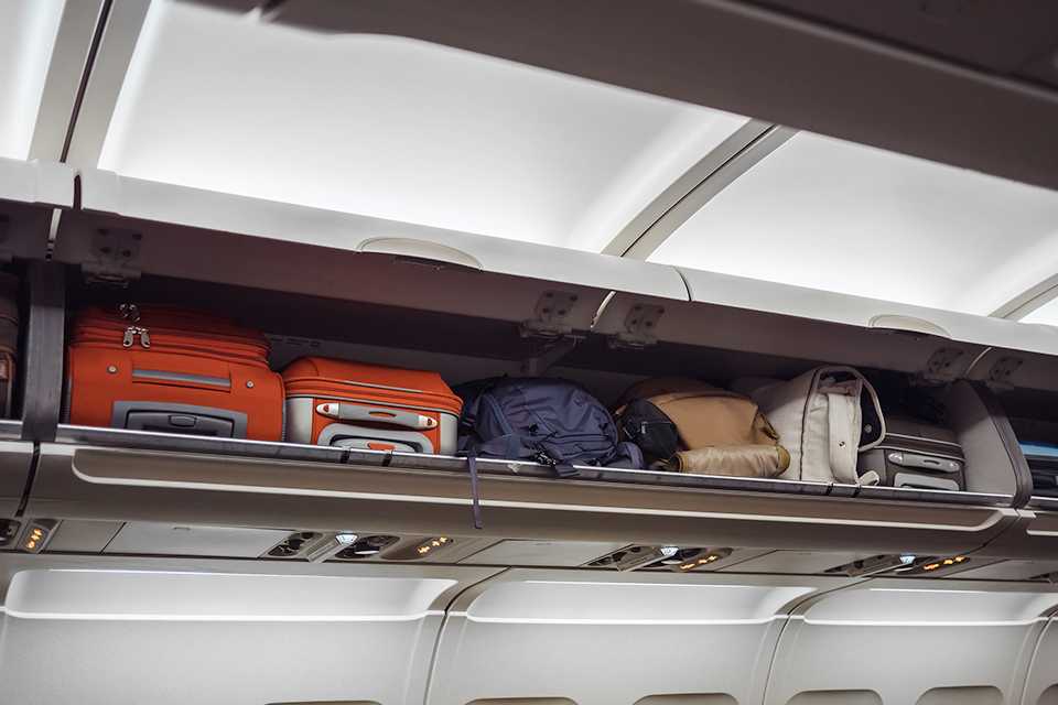 Cabin luggage.