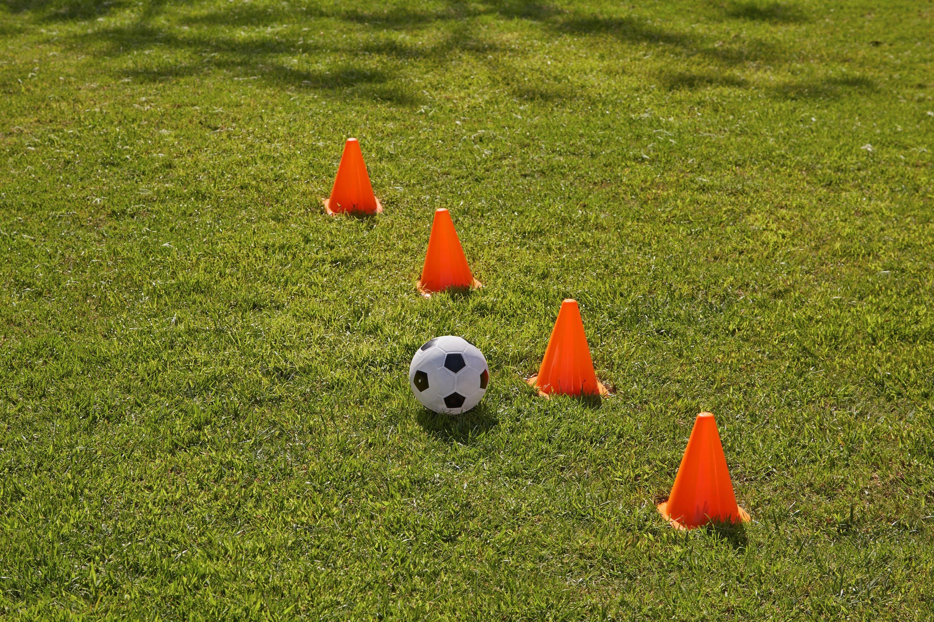 Chad Valley Football and Cones Set