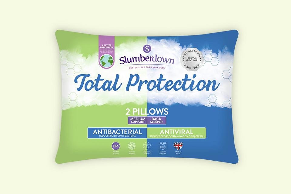 Buy Slumberdown Total Protection Medium Support 2 Pack Pillows Argos
