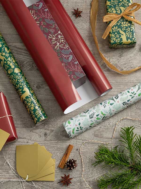 Wrap it up! Don't forget your wrapping paper. Shop Christmas wrapping paper.