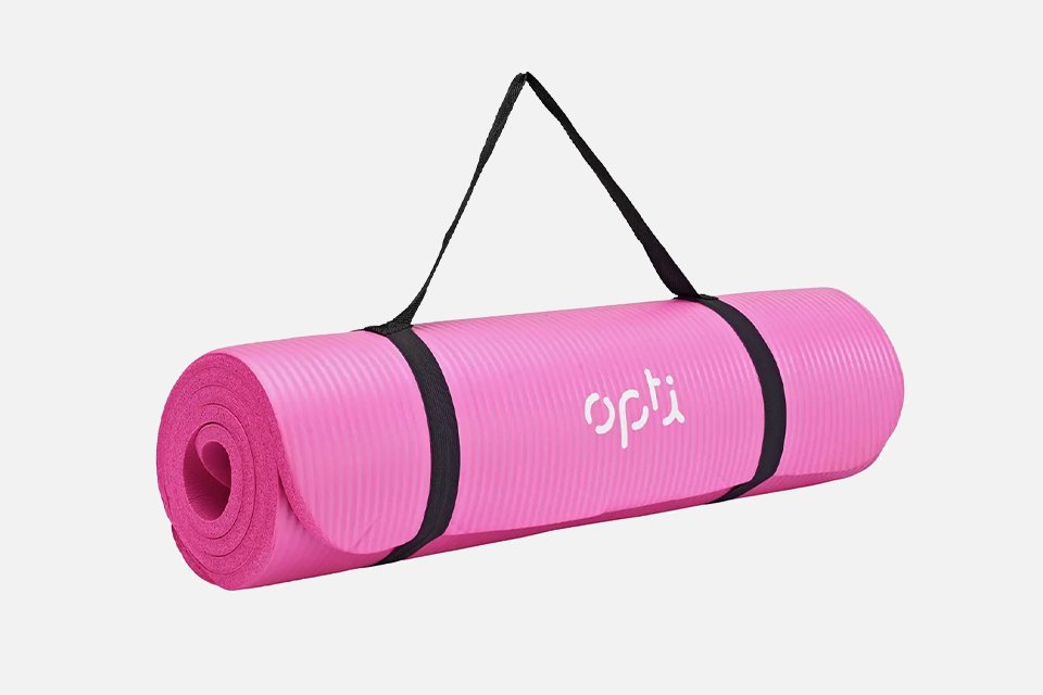 Opti 12mm thickness yoga exercise mat.