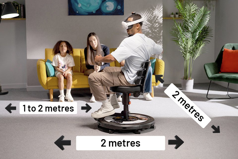 Roto VR Explorer Gaming Chair For Meta.