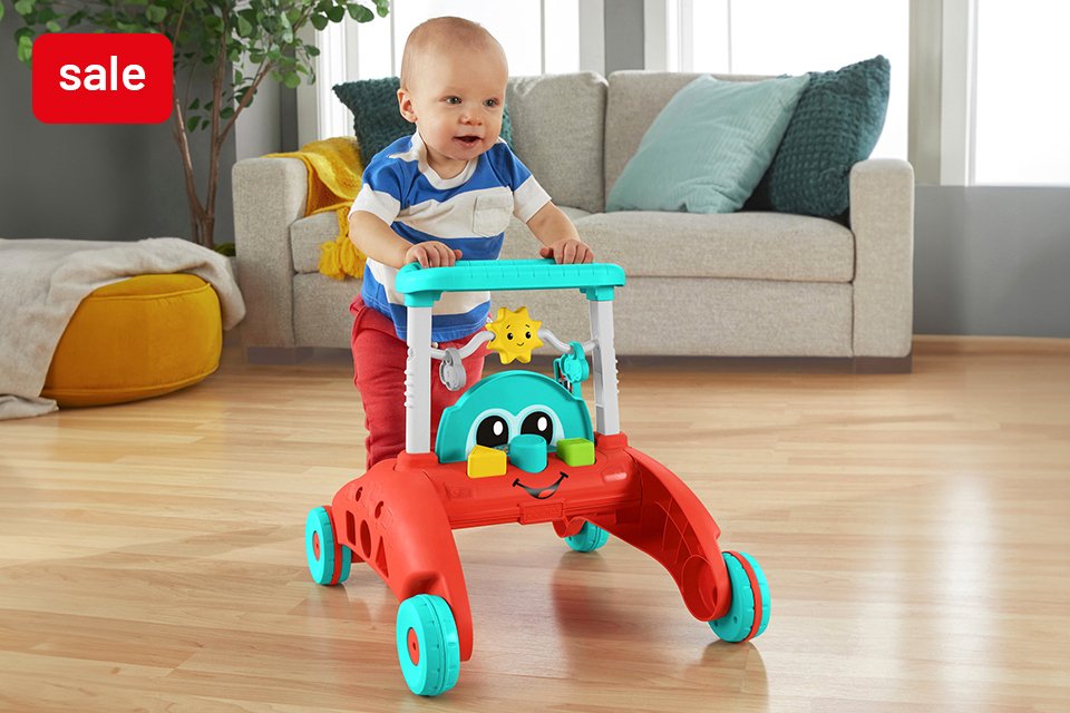 Save up to 1/3 on selected baby toys and playtime.