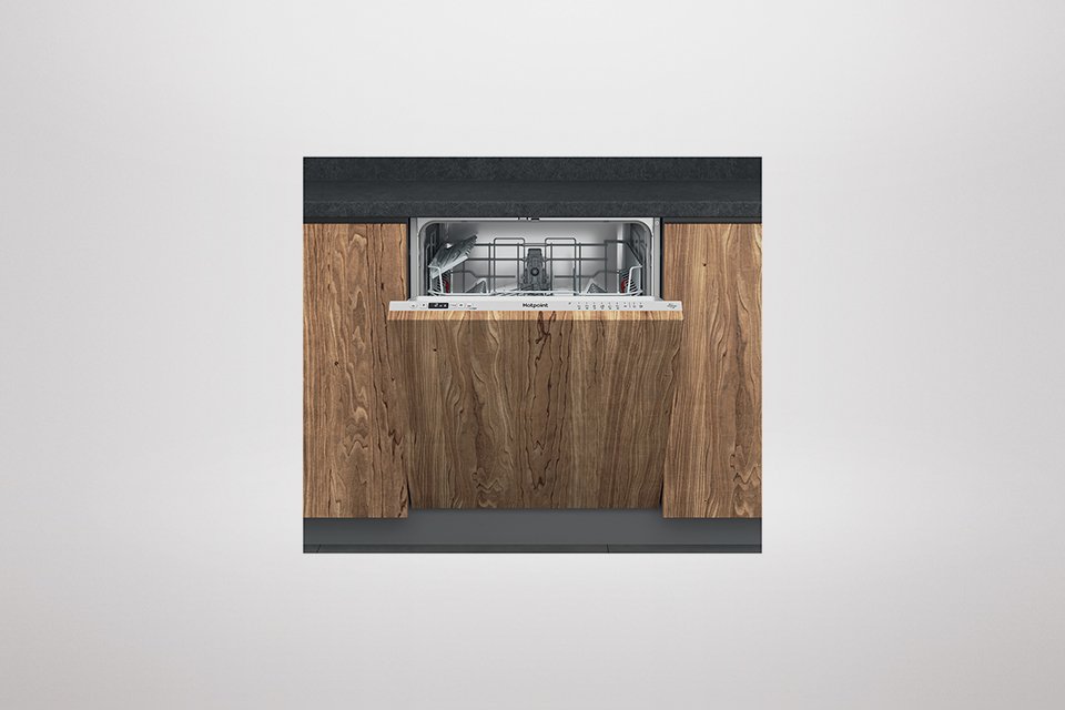 Hotpoint H2I HD526 UK full size integrated dishwasher.