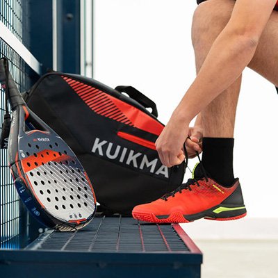 Decathlon Padel Bag 20L 500 - Black/Red.