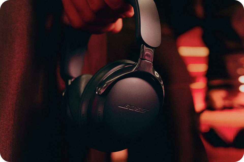 Bose QuietComfort Ultra headphones.
