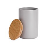 Habitat Ceramic grey storage jar.