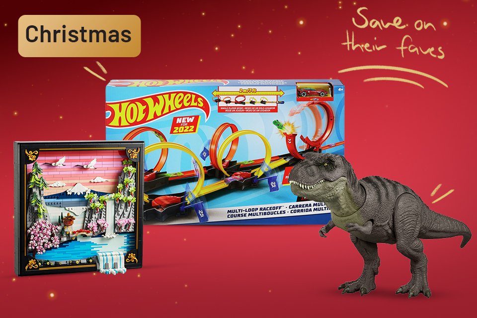 Save up to 1/3 on selected toys & games.