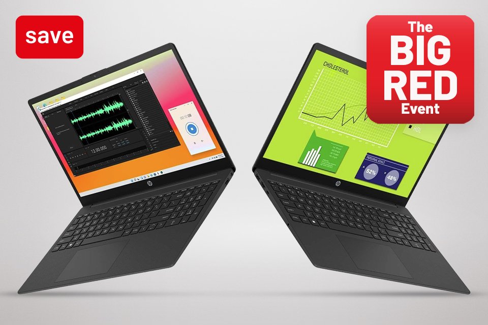 The Big Red Event. Save on selected computing. Using codes RED10, RED20 & RED30.