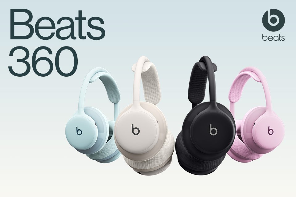 Beats 360 over-ear noise cancelling headphones. Sweat and water resistance, up to 32hr battery life.
