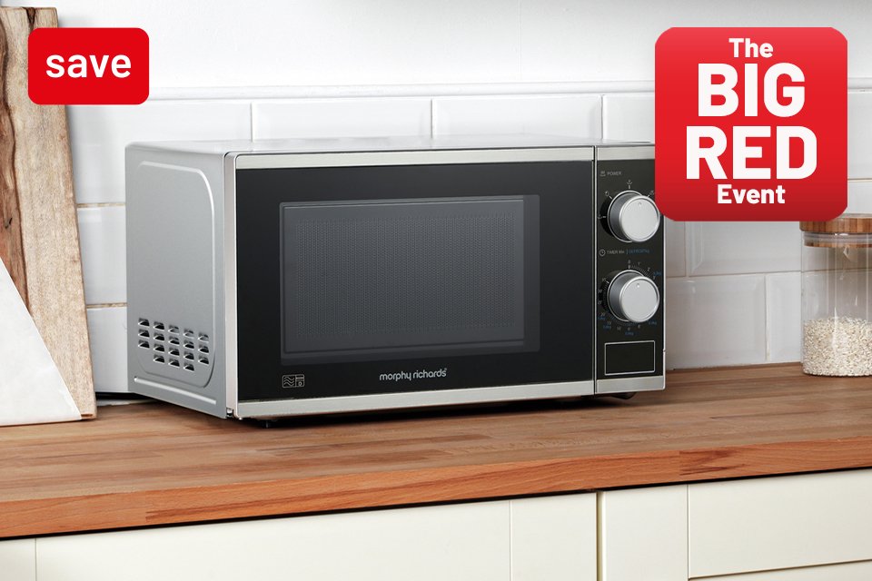 The Big Red Event. Save up to 50% on selected appliances. With codes RED10, RED20, RED30 & RED50.