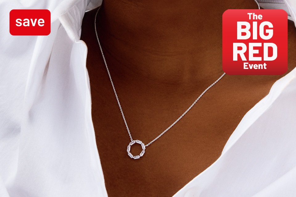 The Big Red Event. Shop all Big Red jewellery and watches offers using codes RED10 and RED20.