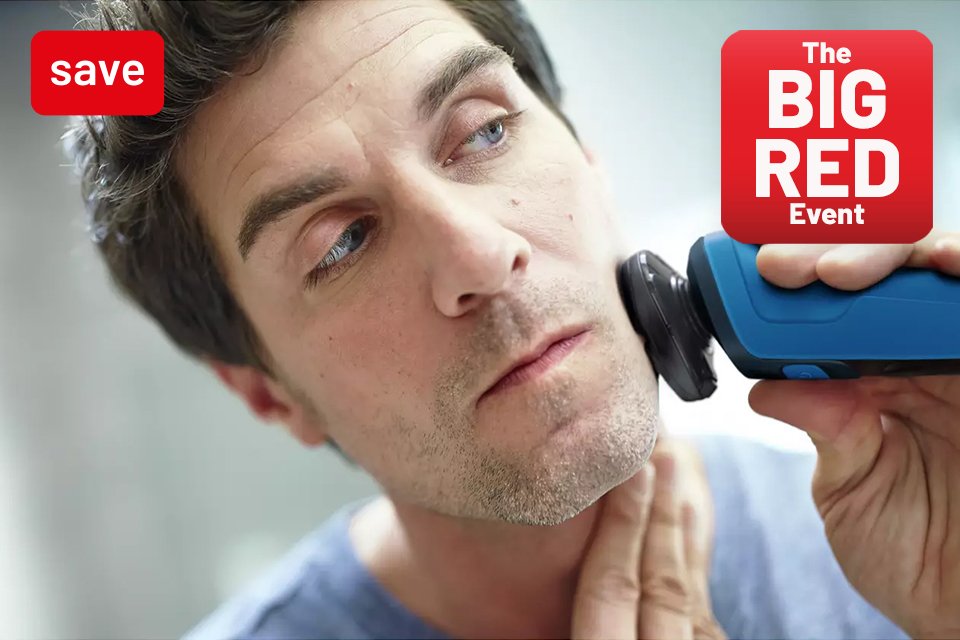The Big Red Event. Save up to 50% on selected men's grooming with codes RED10, RED20, RED30 & RED50.