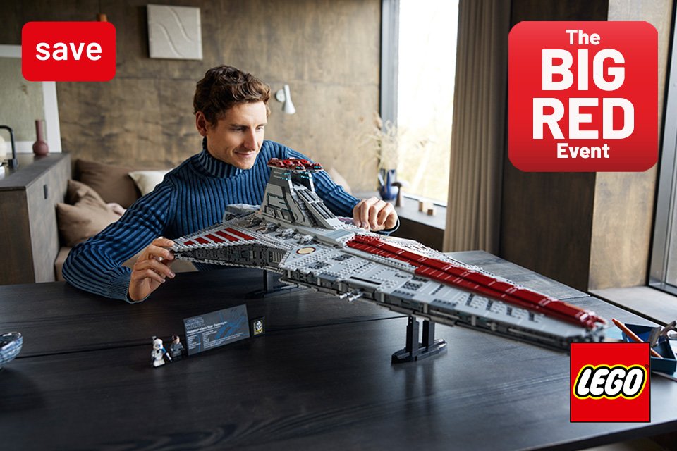 The Big Red Event. Save up to 20% on selected LEGO® sets. Use codes RED10 & RED20.