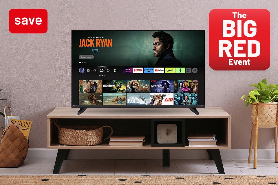 The Big Red Event. Save on selected TVs and soundbars. Use code RED10 at checkout.