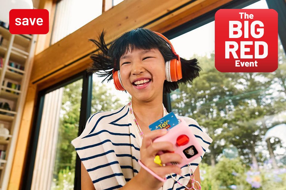 The Big Red Event. Save 10% on selected toys & nursery. Use code RED10.