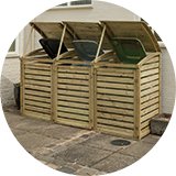 Bin storage.