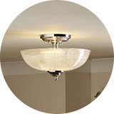 Ceiling lights.