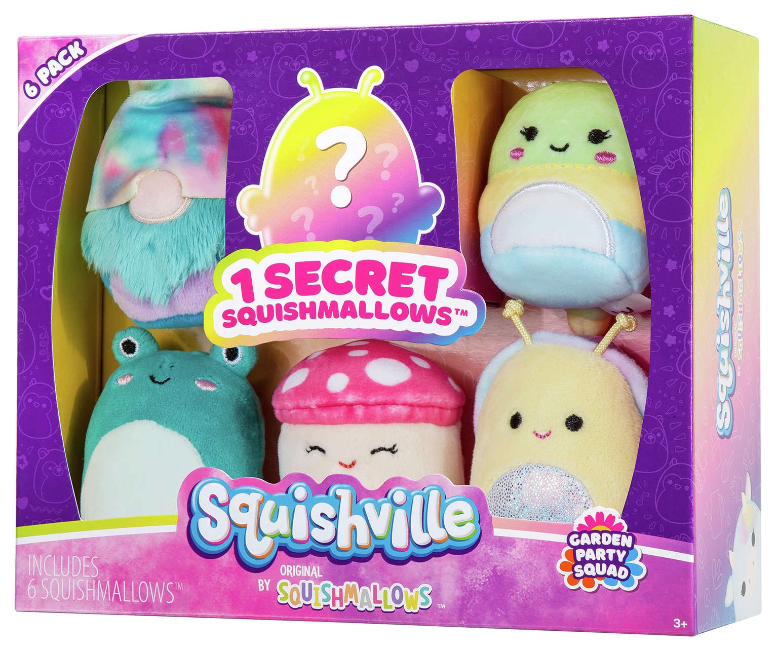 Squishville Squishmallows 6 Pack - Garden Squad