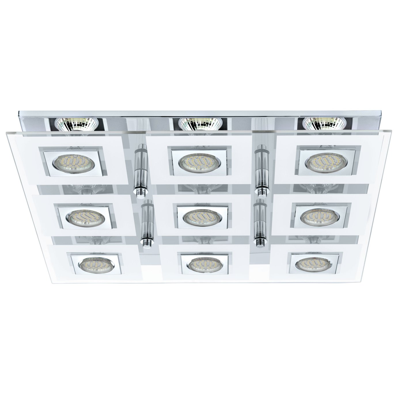Eglo Cabo 9 Point Square LED Ceiling Light