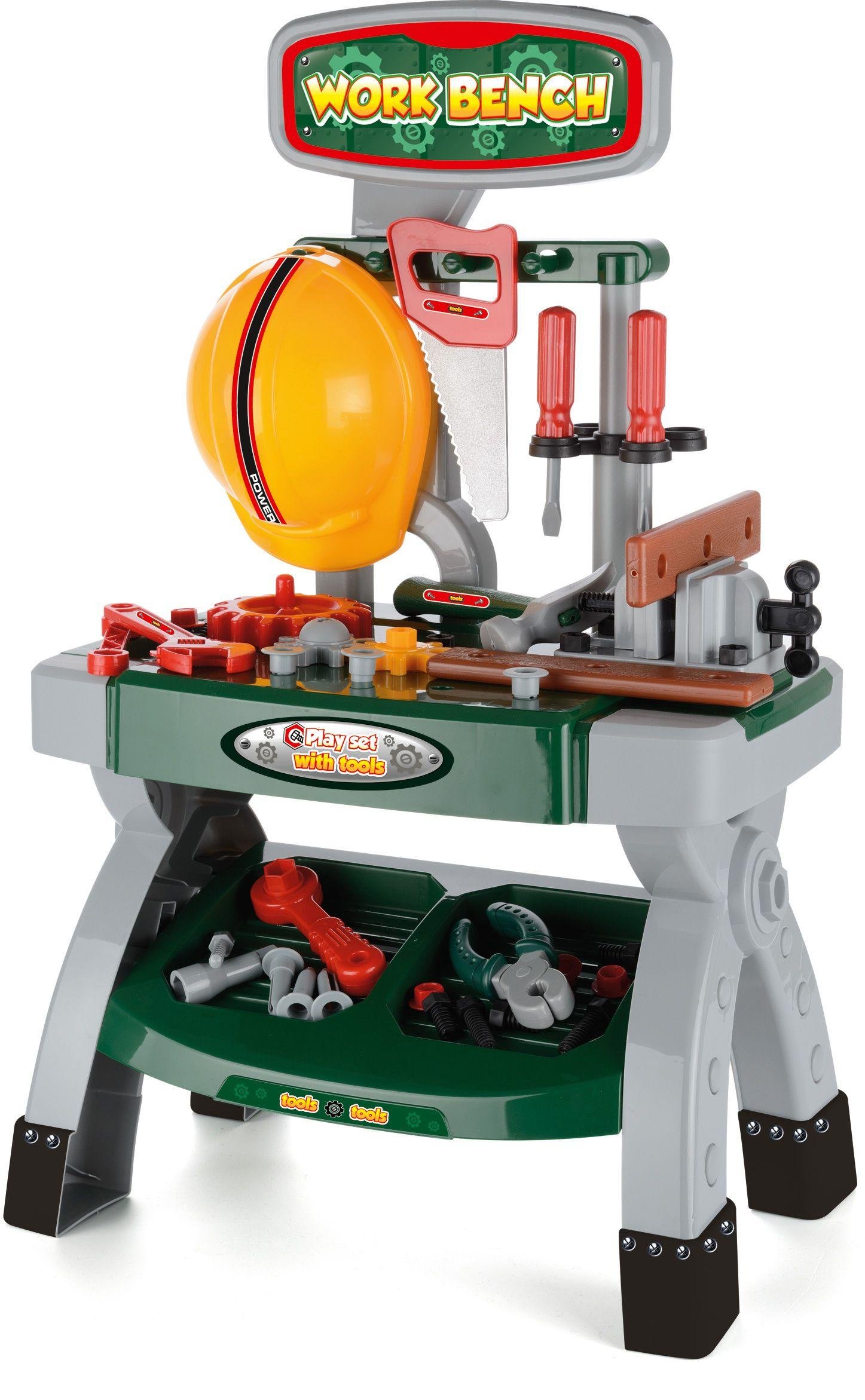 Toyrific Work Bench with Tools.