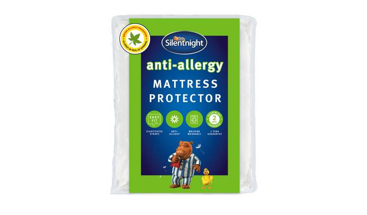 silentnight anti-allergy mattress protector kingsize