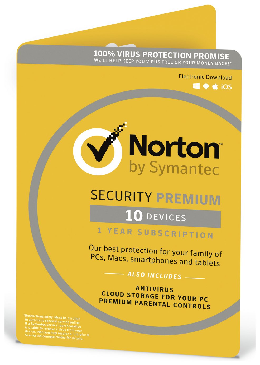 Norton Security Premium 2019 - 10 Devices for 1 Year