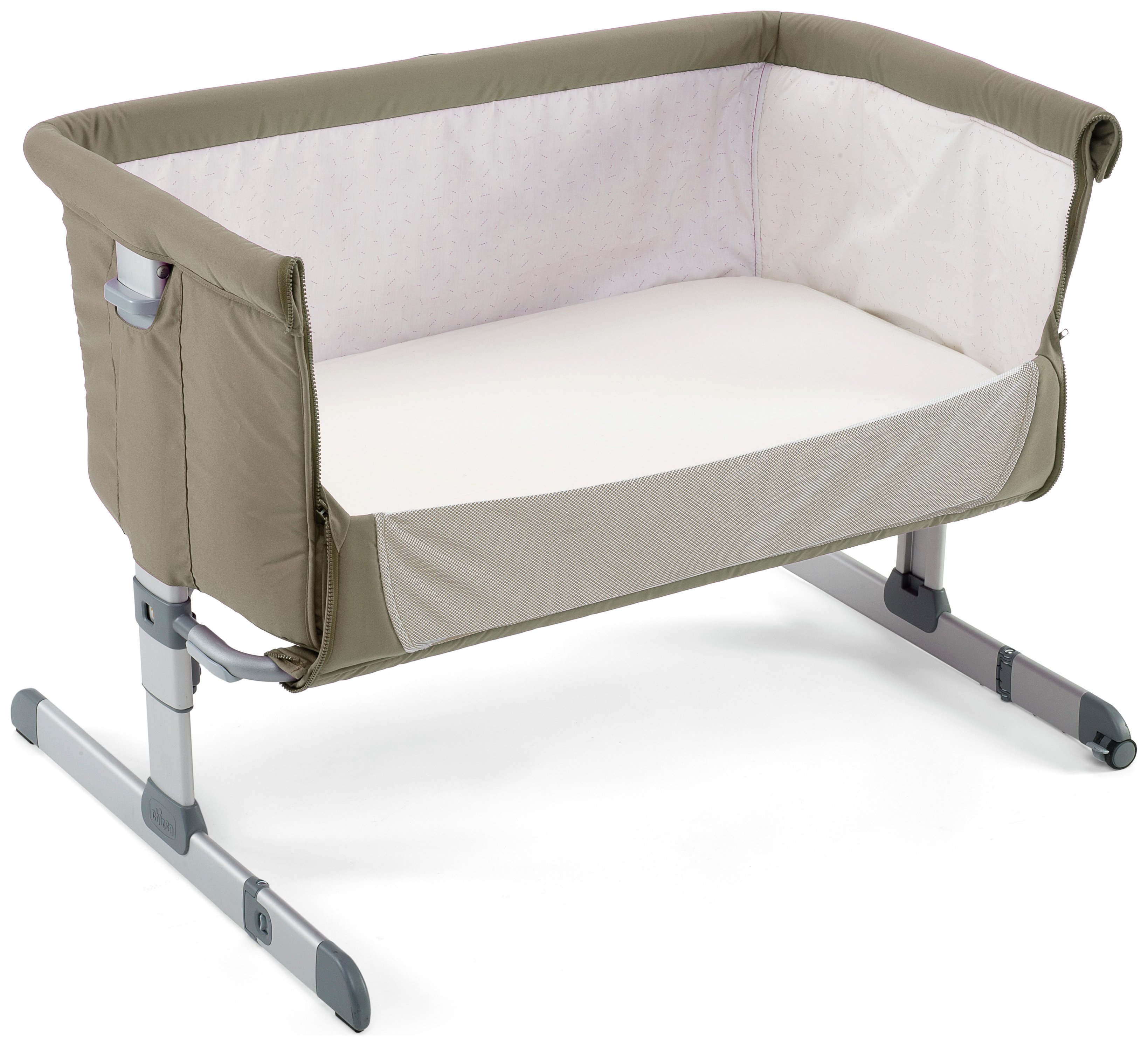 Chicco Next 2 Me Crib - Dove Grey