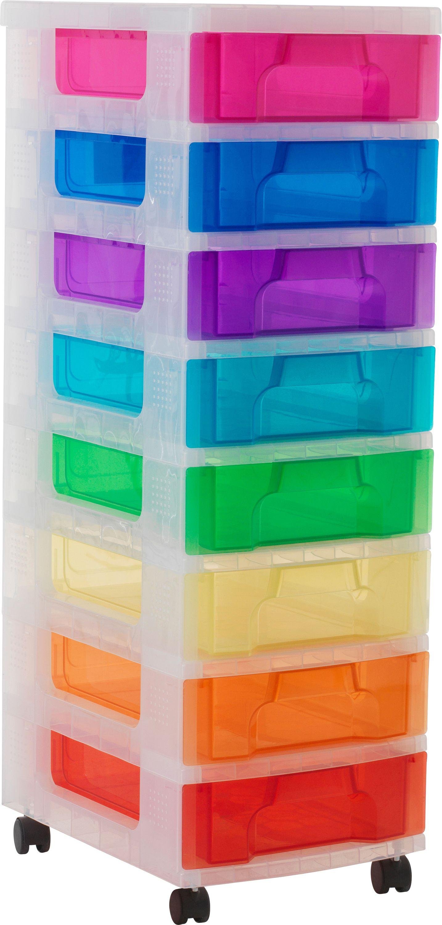 Really Useful 8 Drawer Multicoloured Tower Storage Unit at Argos Reviews