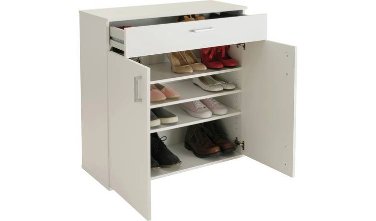 Buy Argos Home Venetia Shoe Storage Cabinet White Shoe