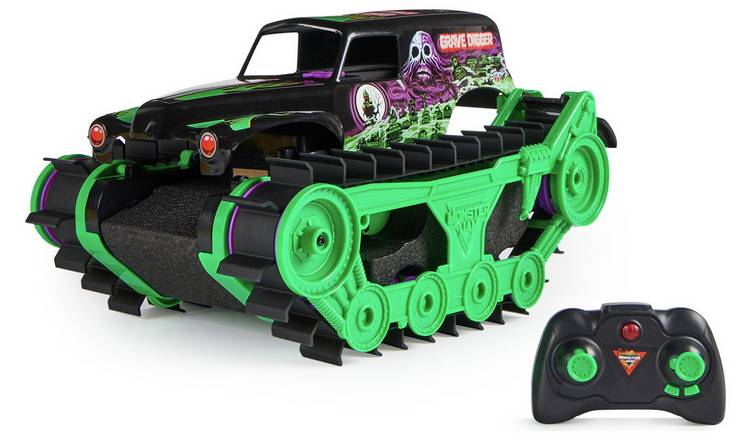 Buy Monster Jam Grave Digger Trax RC Truck Remote control vehicles Argos