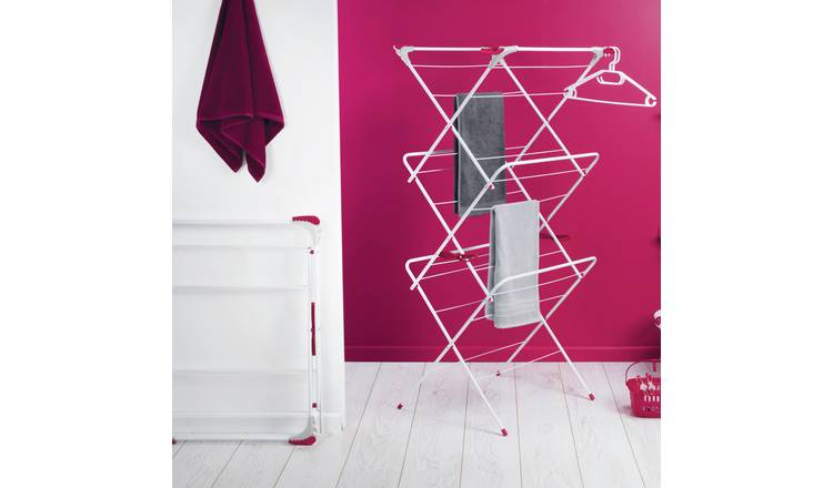 Pink 2025 clothes airer