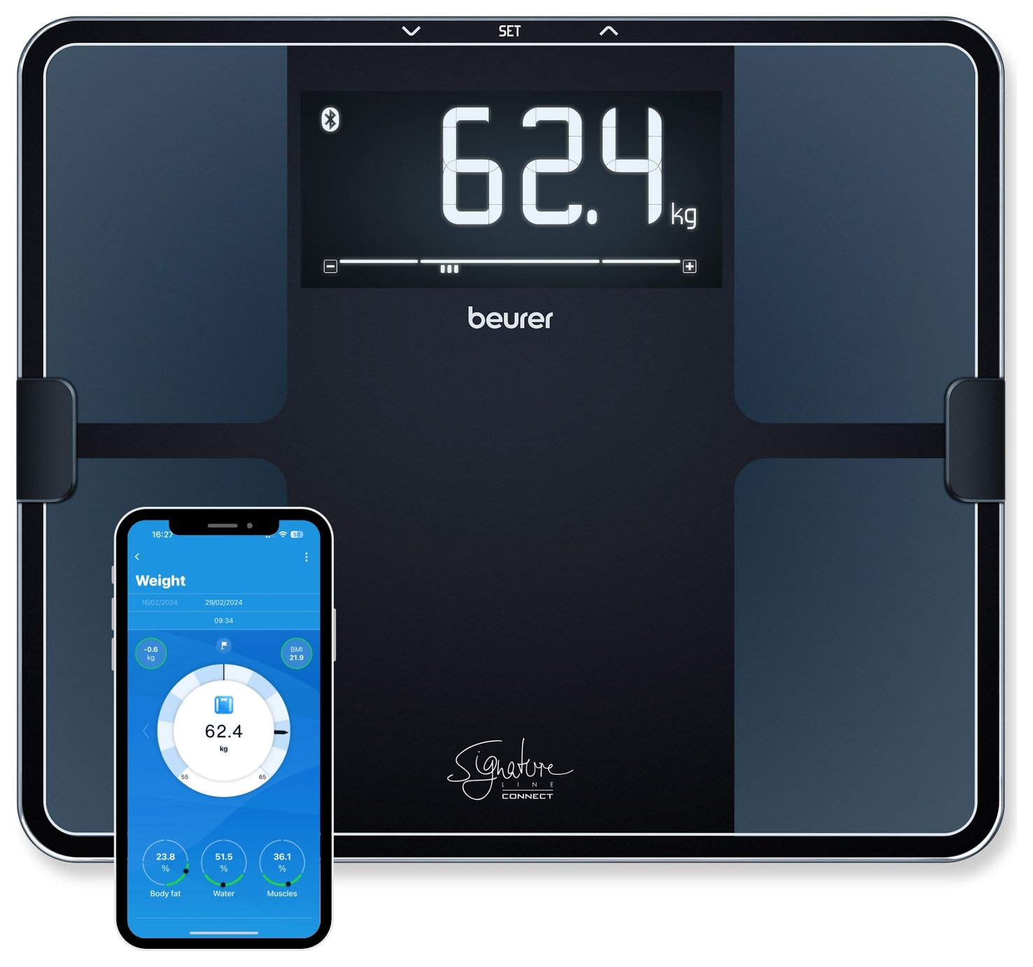 Beurer Diagnostic Smart Analyser Scale - Black