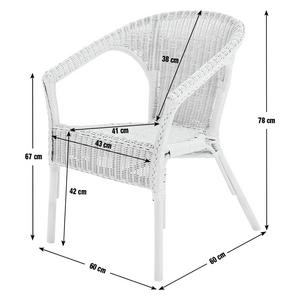 White wicker hot sale chair argos
